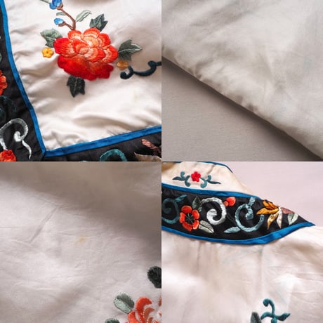 60s chinese silk embroidered jacket