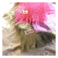 vintage scottish mohair muffler