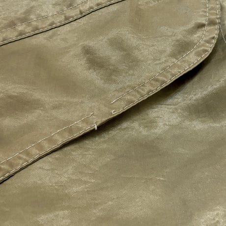"Jet Set" oversized satin anorak parka