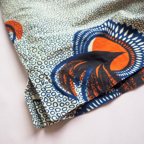 vintage african batik blouse