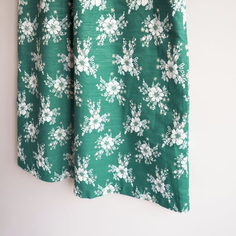 70s floral jacquard maxi skirt