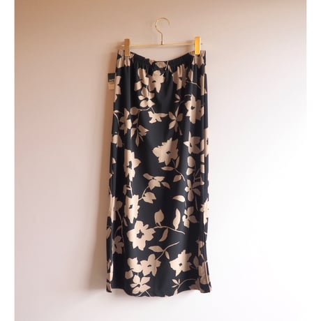 "NOTATIONS" floral maxi skirt