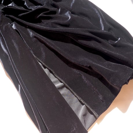 "R&M Richards" velours sleeveless maxi dress
