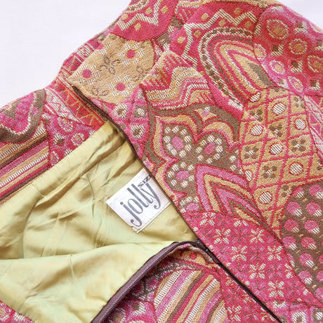 70s "Jolly" tapestry maxi skirt