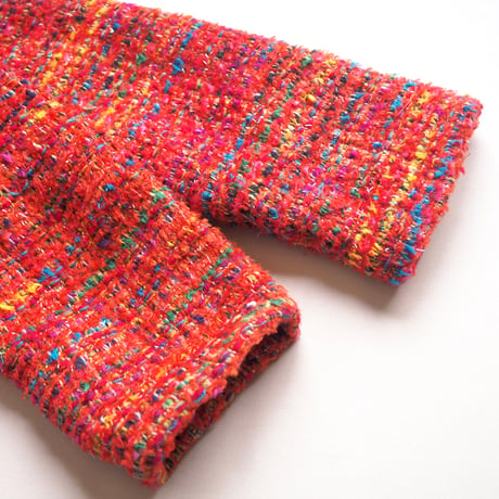 "Karen Hart" multi color tweed jacket