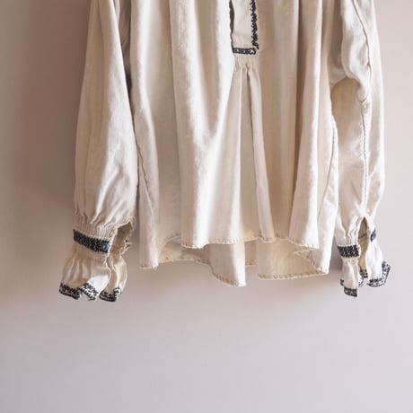 vintage romanian embroidered blouse