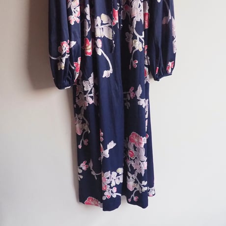 70s "Le Voy's" floral house maxi dress