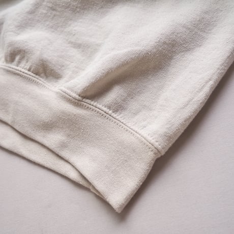 90s beige college print sweat