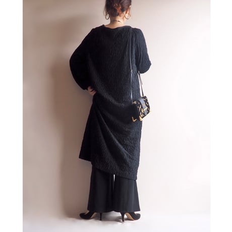 "Anthony Richards" textured midi dress