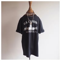 "Tipsy" U.S CAPITOL print t-shirts