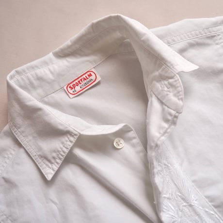 "SPORTALM" embroidered folk blouse