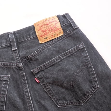 90s made in USA Levi's 501 cut off denim pants