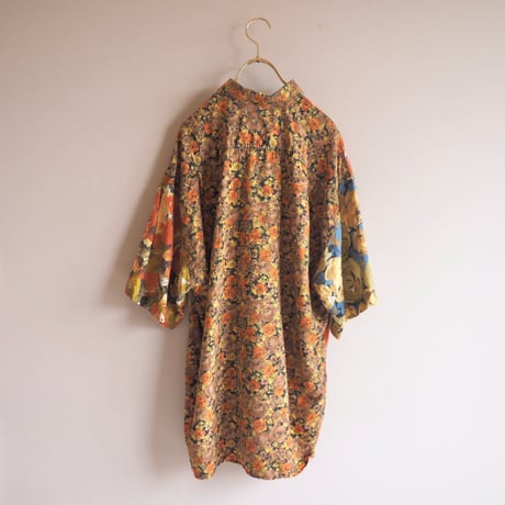 made in Italy floral patchwork blouse