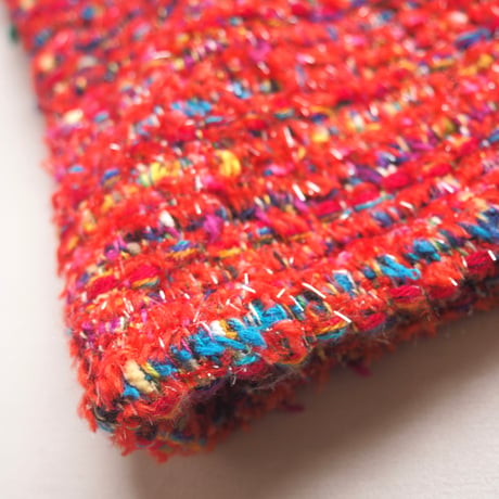 "Karen Hart" multi color tweed jacket