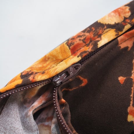 70s floral wide flare pants
