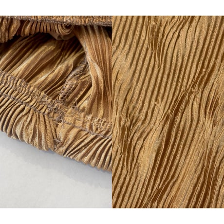 made in USA micro pleated maxi skirt