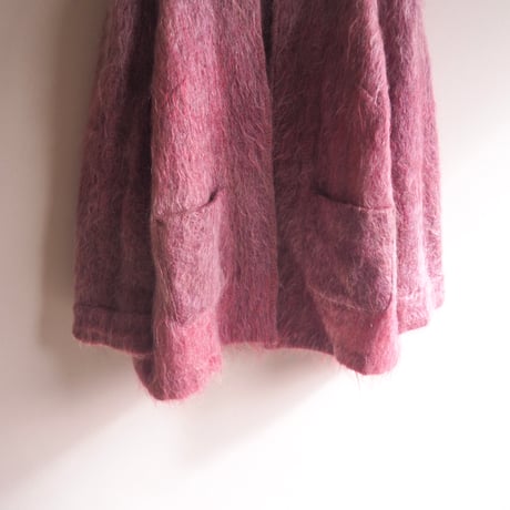 60〜70s "Andrew Stewart" wool × mohair coat (mauve)