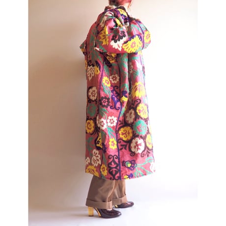 vintage suzani embroidered robe