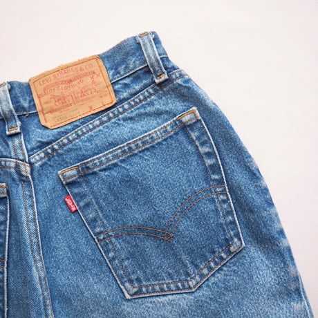 80s made in USA Levi's 505 damage denim