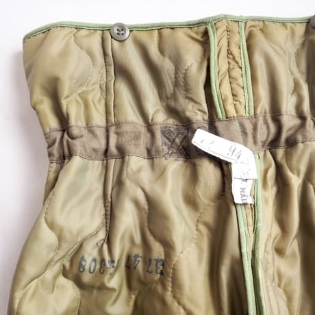 czech army dead stock M-85 quilted pants