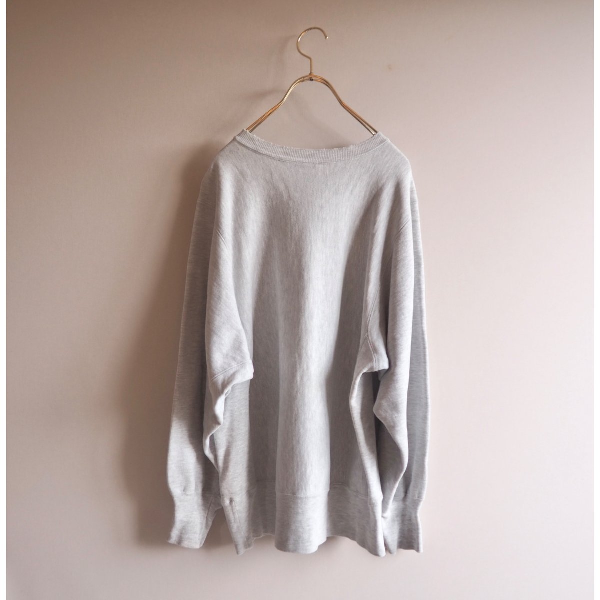 トップス 1990s Champion Reverse Weave Sweat Cream 90s champion reverse weave damage college sweat