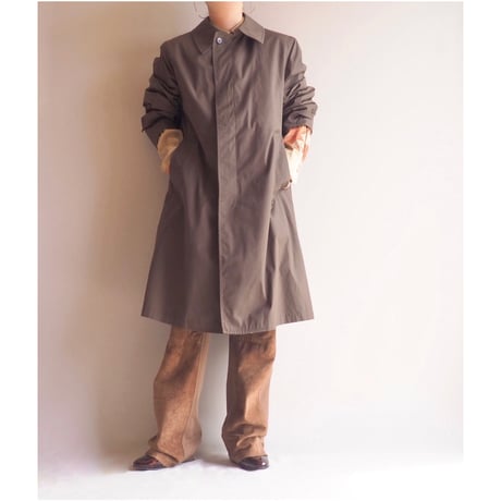 80s〜 "London fog" brown balmacaan coat