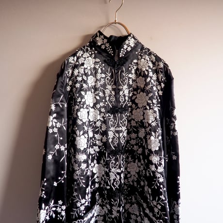 "Brownstone Studio" floral embroidered jacket