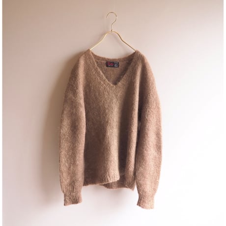 60〜70s made in Italy wool fuzzy sweater