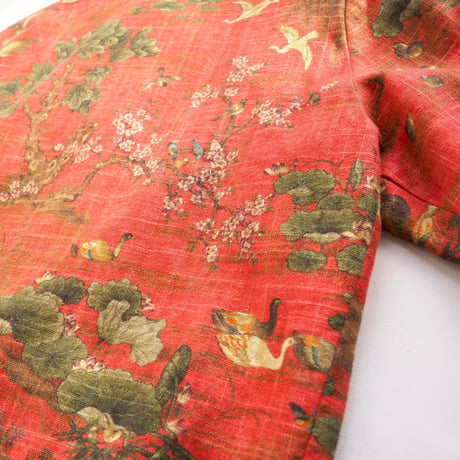"Painted Pony" big button tapestry jacket