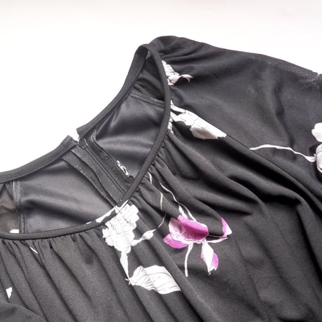 70s orchid L/S maxi dress