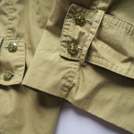 80s〜 euro vintage pistàcchio design trench coat