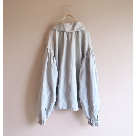 vintage balloon sleeve folk blouse