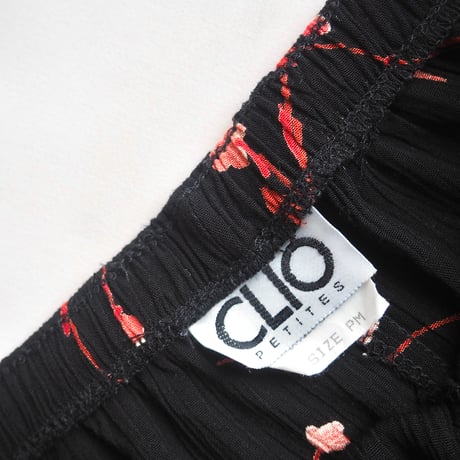 "CLIO" rayon floral easy pants