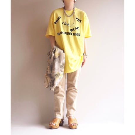 80s "Hanes" flock print t-shirts
