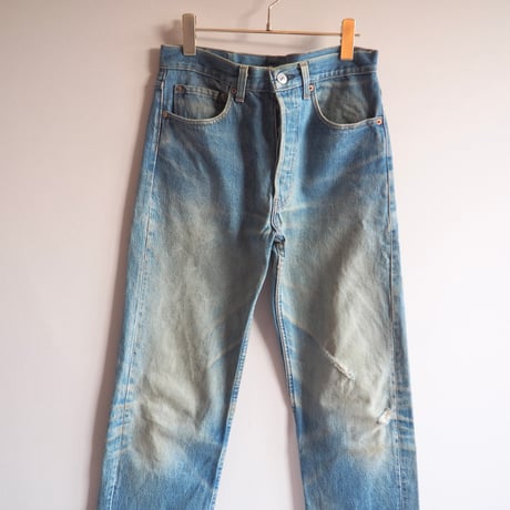 90s made in USA Levi's 501 damage denim