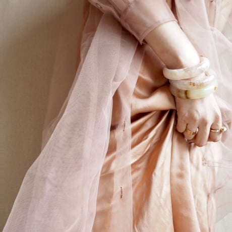 vintage agate stone bangle