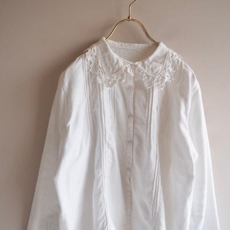 1900s〜 edwardian lace collar night blouse