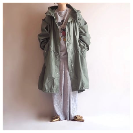 80s U.S army snow camo parka (over dyed/OV)