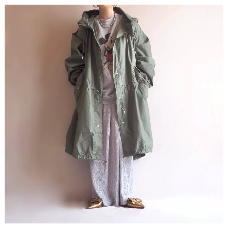 80s U.S army snow camo parka (over dyed/OV) | N