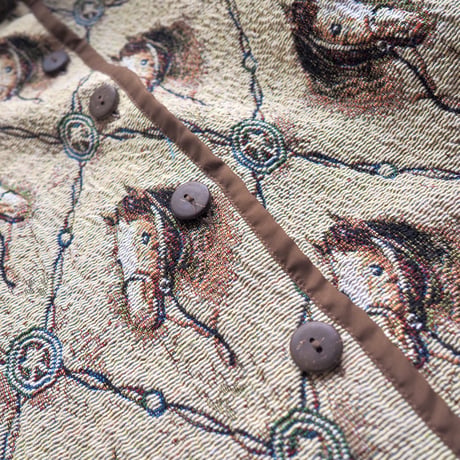 "Sara Studio" horse tapestry jacket
