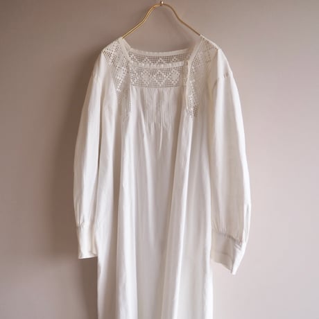 1920s cotton lace night dress