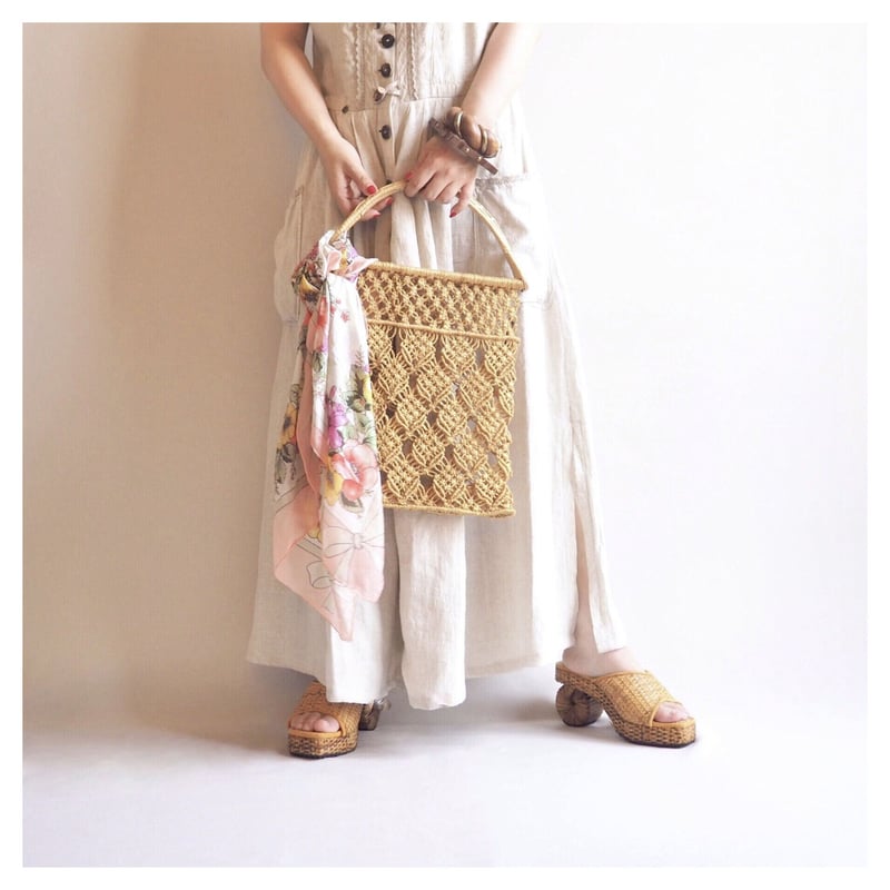 Jute best sale macrame bag