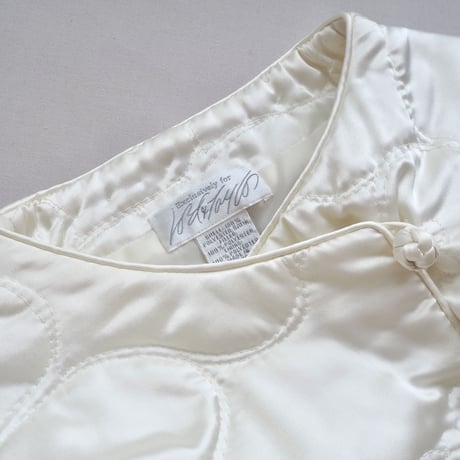 "Lord&Taylor" floral satin quilted jacket