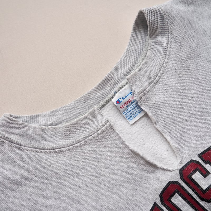 90s champion reverse weave college print sweat 