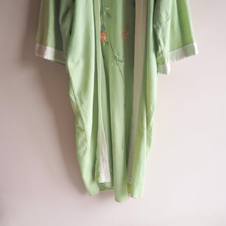 30〜40s floral embroidered robe