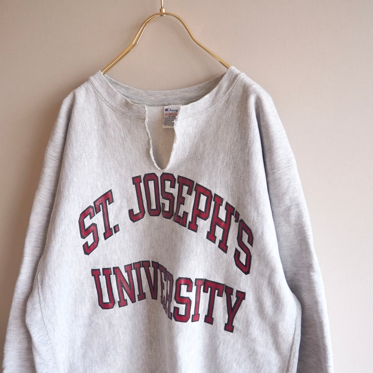 90s champion reverse weave college print sweat