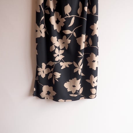 "NOTATIONS" floral maxi skirt
