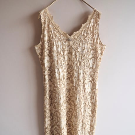 80s〜 "Stefanyszyn" lace jacket & dress set