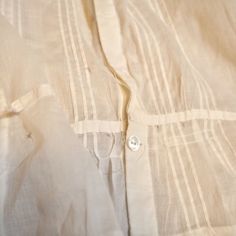 10〜20s edwardian floral embroidered blouse