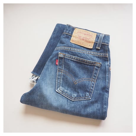 90s made in USA Levi's 517 cutoff denim pants